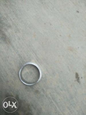 Silver-colored Tungsten Ring