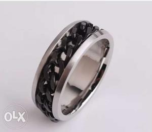 Steel -black Ring