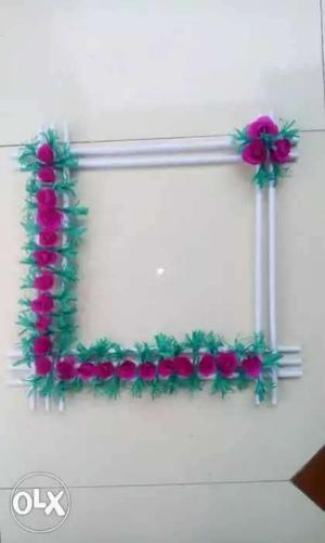 Teal And Purple Photo Frame