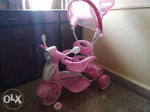 Toddler's Pink And White Trike
