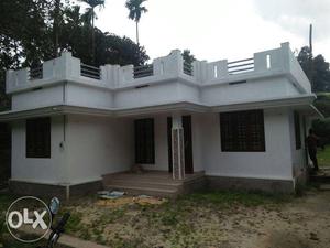 White Painted Concrete House