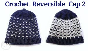Woolen reversible caps