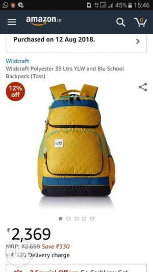 Yellow And Blue Backpack Screenshot