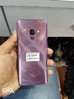 15 day old Samsung s9 64gb.purple colour. Price