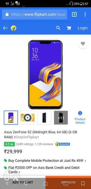 15 days old Asus Zenfone 5z all accessories