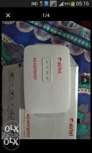 Airtel-4G hotspot 10 days use only one month old