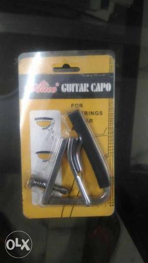 Black And Silver Guitar Capo Pack