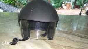 Black Half-face Helmet