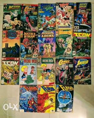 Comics for sale. all 18 comics for  rs