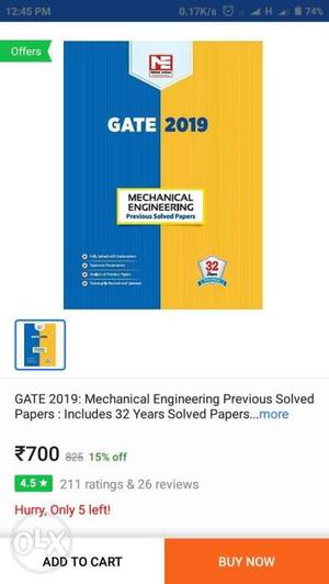 Gate  Mechanical Engineering Textbook.