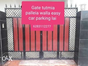 Gate metal 9×7 new condition heavy 200 kg.