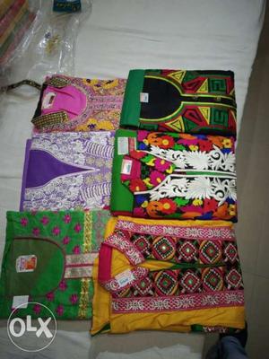 Heavy Kashmiri embroidery suit, salwar, dupatta 550 each