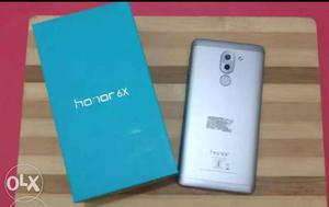 Honor 6x with good condition with warranty card