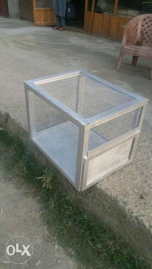 I want to sell. wooden cage..steel jali...2ft 18