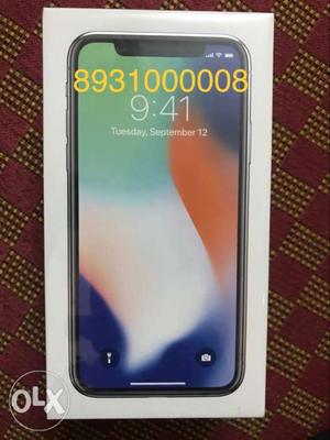 Iphone X 64gb Silver Indian Sealed box with bill