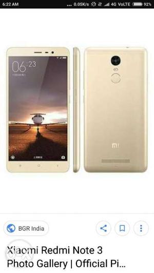 Mi note 3 hi 