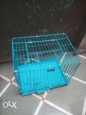New blue colour dog cat cage