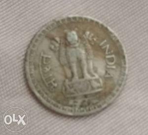 Old coin indian 25 paise ...