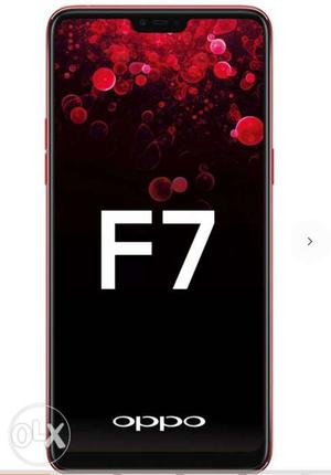 Oppo f7 red 128gb and 6gb ram Sealed box