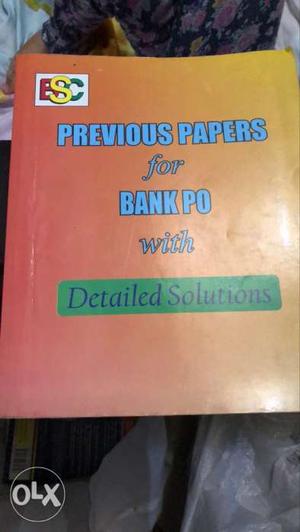 Previous Papers For Bank Po Book