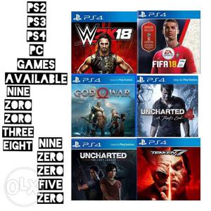 Ps4 Ps3 Ps2 Pcgames Available