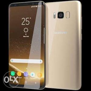 Samsung s8plus 64 gb maple gold with all the