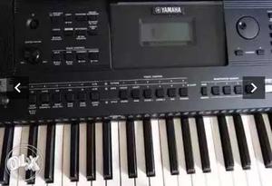 Turned Of Black Yamaha Electronic Keyboard