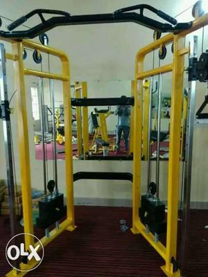 Yellow And Black Cable Machine