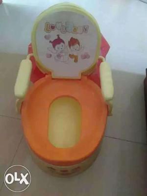 Baby's Red And White Floor Seat