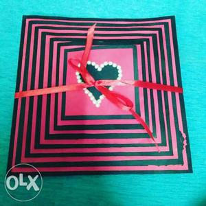 Handmade Pyramid card for 500rs dm for order