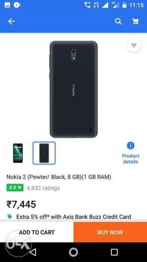 Nokia  mah, 1 month use only, exchange