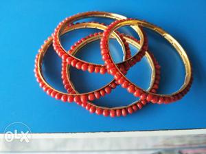 Original Red coral (pavalam) Bracelets