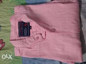 Pink light full shirt best qaulity kapda h