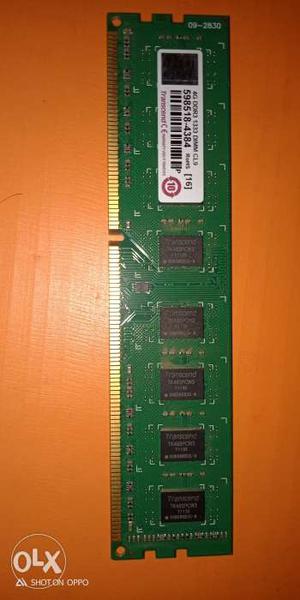 Transcend 4GB DDR3 RAM MHZ Smoothly Used Ram