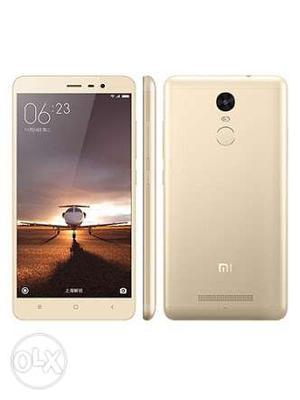 Want to sell mi note 3 golden colour with charger