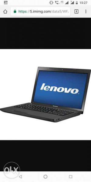 A Lenovo dead laptop.
