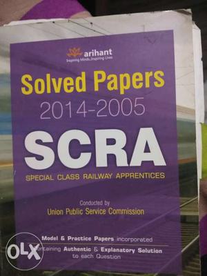 Arihant Solved Papers  SCRA Book