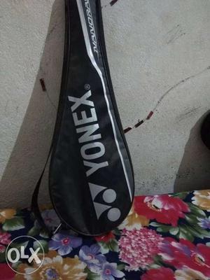 Black And Gray Yonex Badminton Racket Bag On Multicolored