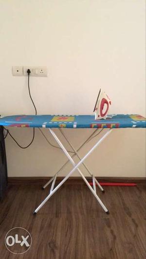 Blue And Yellow Ironing Board