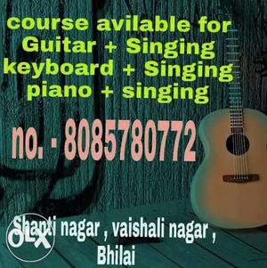 Course Available For Guitar + Singing Text