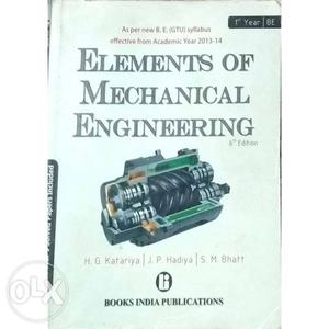 Elements of Mechanical Engineering by books india