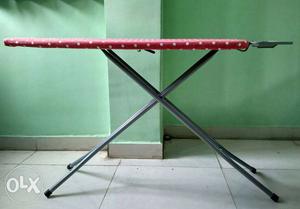 Foldable Ironing Table with Iron Holder