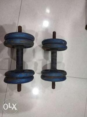 Good Un Used Dumbles Total Weight Of 4 Rings Is