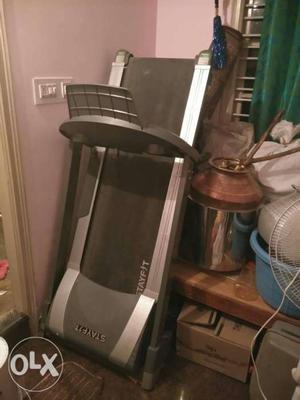 Gray And Black Stayfit Treadmill