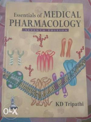 KD Tripathi pharmacology book. 7th edition new