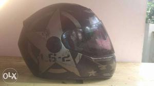 LS2 Black And Gray Motorcycle Full Face Helmet