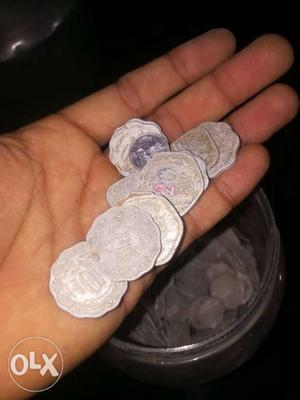 Old indian coins for sale (almost 1kg)