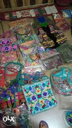 Purses, mobile pouch, bedsheets