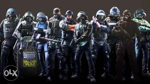 Rainbow Six Seige (Level-45, 5 attackers, 4