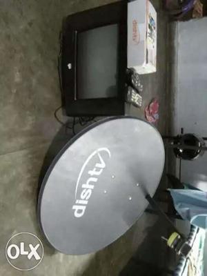 Running TV, dish, box with remote